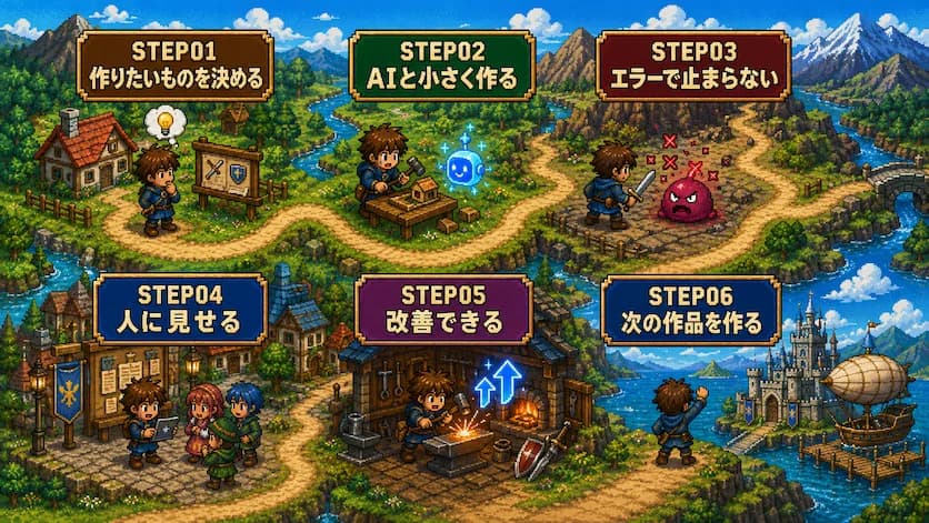 AIで作れる人になるまでのロードマップ